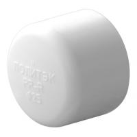Заглушка PPRC d25 белая Политэк