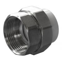 Муфта разъемная PPRC d32х1 1/4" ВР белая Политэк