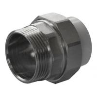 Муфта разъемная PPRC d50х1 1/2" НР белая Политэк