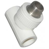 Тройник комбинированный PPRC d32х1/2" НР белый FORA by TEBO