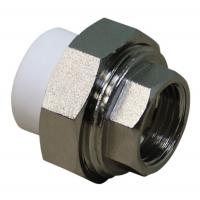 Муфта разъемная PPRC d40х1 1/4" ВР (евроконус) белая TEBO