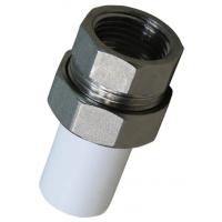 Муфта разъемная PPRC d63х2" ВР штуцер (евроконус) белая TEBO