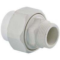 Муфта пластиковая разъемная PPRC d32х1" НР белая TEBO