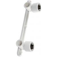 Комплект настенный для смесителя PPRC d20х1/2" белый TEBO