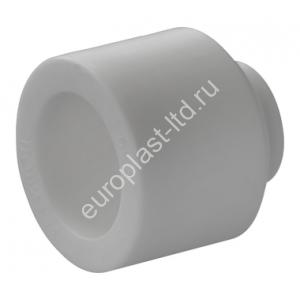 Муфта переходная PPRC d50/20 Нар/Вн белая Политэк - Изображение 1