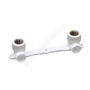 Настенный комплект PPRC d20х1/2" ВР белый Fusitek - Изображение 1