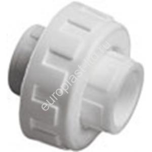Муфта разъемная PPRC d40 (PN10) белая TEBO - Изображение 1