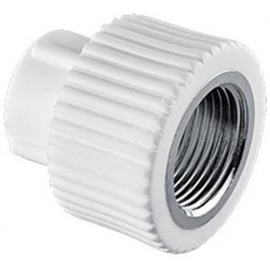 Муфта комбинированная PPRC d32х1/2" ВР белая TEBO - Изображение 1