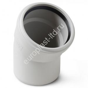 Отвод 160x30° для бесшумной канализации - Изображение 1