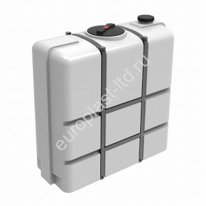 Емкость K 1000 л под плотность до 1,2 г/см³ белая в обрешетке - Изображение 1